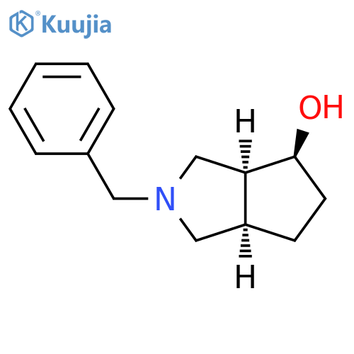 (3aS,4S,6aR)-2-benzyloctahydrocyclopenta[c]pyrrol-4-ol structure