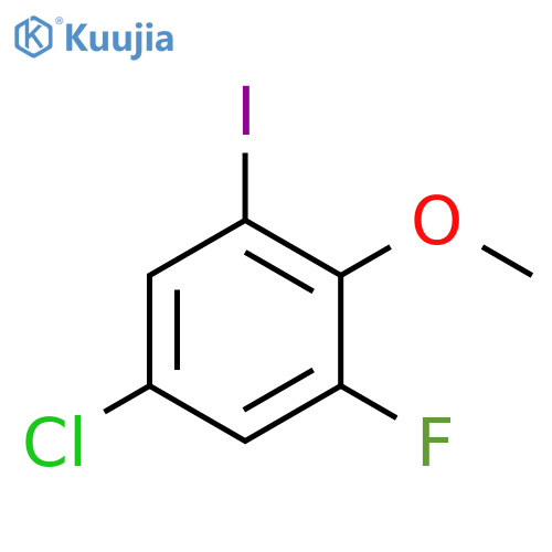 4-Chloro-2-fluoro-6-iodoanisole structure