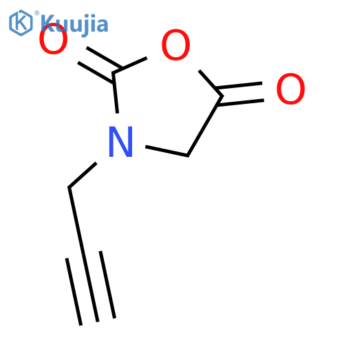 2,5-Oxazolidinedione, 3-(2-propyn-1-yl)- structure