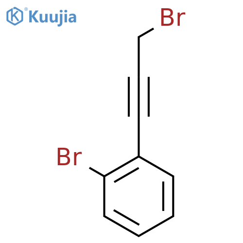 1-bromo-2-(3-bromoprop-1-yn-1-yl)benzene structure