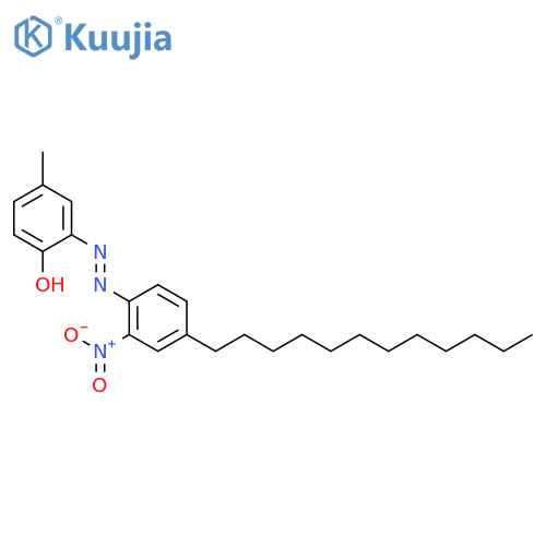 Phenol, 2-[(4-dodecyl-2-nitrophenyl)azo]-4-methyl- structure