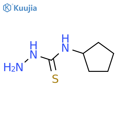 3-Amino-1-cyclopentylthiourea structure