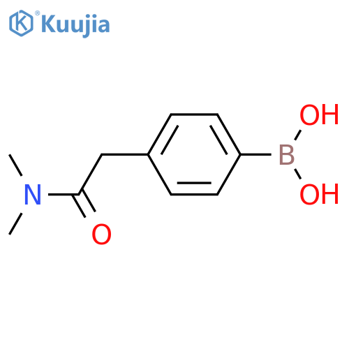 (4-(2-(Dimethylamino)-2-oxoethyl)phenyl)boronic acid structure
