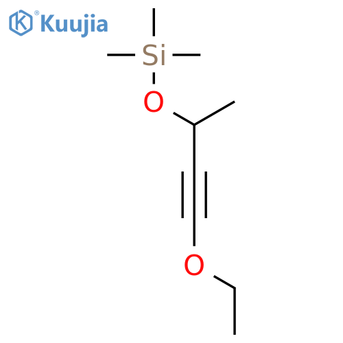 SILANE, [(3-ETHOXY-1-METHYL-2-PROPYNYL)OXY]TRIMETHYL- structure