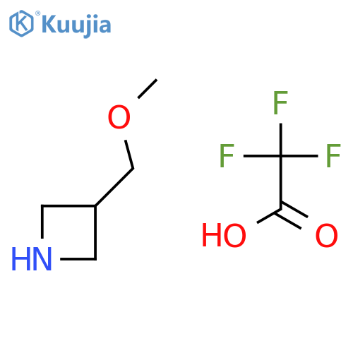 3-(methoxymethyl)azetidine; trifluoroacetic acid structure