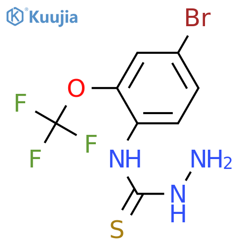 4-(4-Bromo-2-trifluoromethoxyphenyl)-thiosemicarbazide structure