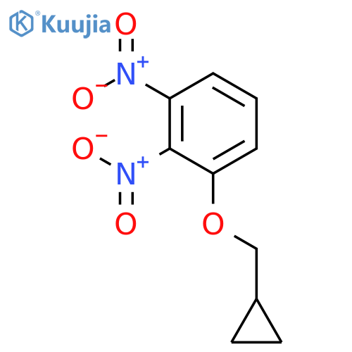 Benzene, 1-(cyclopropylmethoxy)-2,3-dinitro- structure