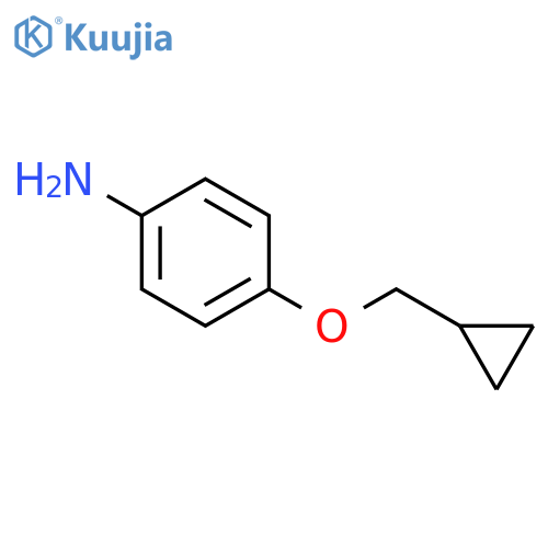 4-(cyclopropylmethoxy)aniline structure