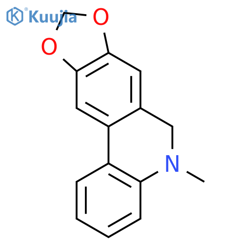 5,6-Dihydro-5-methyl-8,9-methylendioxy-phenanthridin structure