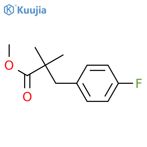 Methyl 3-(4-fluorophenyl)-2,2-diMethylpropanoate structure