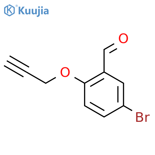 5-Bromo-2-(prop-2-yn-1-yloxy)benzaldehyde structure