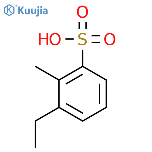 Benzenesulfonic acid, ethylmethyl- structure