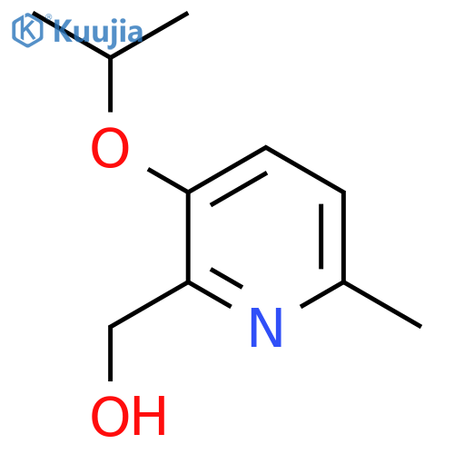 2-Pyridinemethanol, 6-methyl-3-(1-methylethoxy)- structure