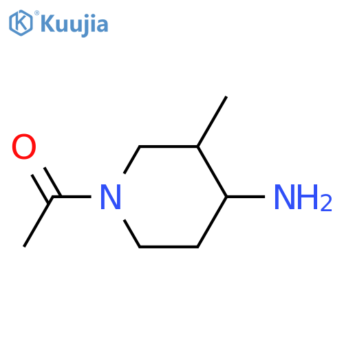 1-(4-Amino-3-methylpiperidin-1-yl)ethan-1-one structure