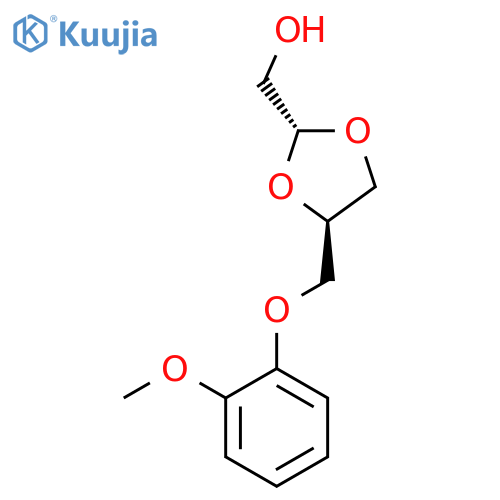 1,3-DIOXOLANE-2-METHANOL, 4-[(2-METHOXYPHENOXY)METHYL]-, TRANS- structure