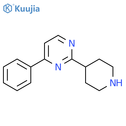 4-phenyl-2-(piperidin-4-yl)pyrimidine structure