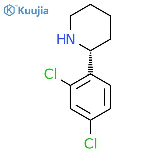 (R)-2-(2,4-Dichlorophenyl)piperidine structure
