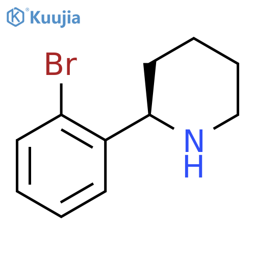 (R)-2-(2-bromophenyl)piperidine structure