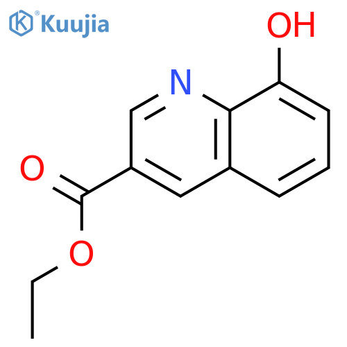 Ethyl 8-hydroxyquinoline-3-carboxylate structure