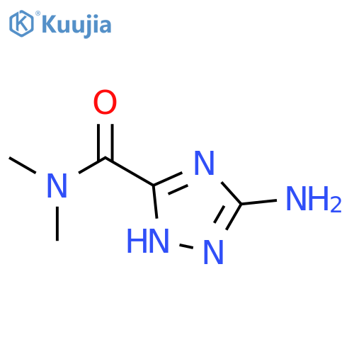 3-Amino-N,N-dimethyl-1H-1,2,4-triazole-5-carboxamide structure
