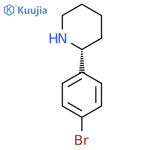 2-(4-Bromo-phenyl)-piperidine structure