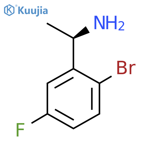 (1R)-1-(2-bromo-5-fluorophenyl)ethan-1-amine structure