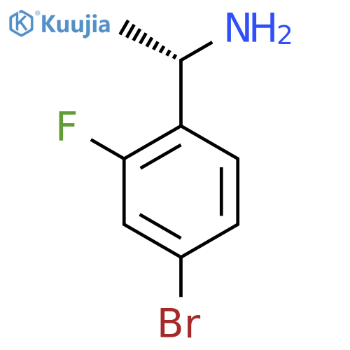 (1S)-1-(4-bromo-2-fluorophenyl)ethan-1-amine structure