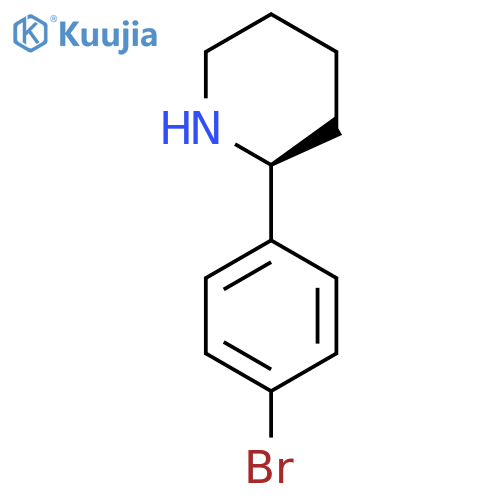 (S)-2-(4-Bromophenyl)piperidine structure