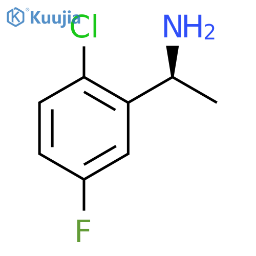 (1S)-1-(2-chloro-5-fluorophenyl)ethan-1-amine structure