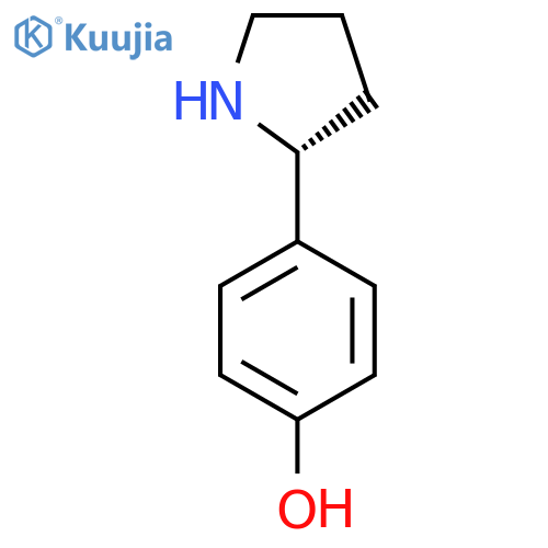 (R)-4-(Pyrrolidin-2-yl)phenol structure