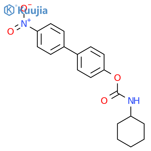 Carbamic acid, cyclohexyl-,4'-nitro[1,1'-biphenyl]-4-yl ester (9CI) structure