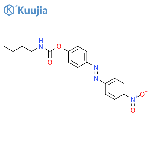 Carbamic acid, butyl-,4-[(4-nitrophenyl)azo]phenyl ester (9CI) structure