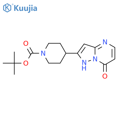 tert-Butyl 4-(7-hydroxypyrazolo1,5-apyrimidin-2-yl)piperidine-1-carboxylate structure