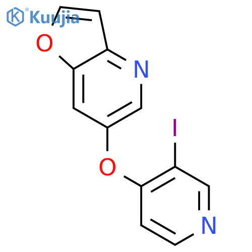 6-(3-Iodopyridin-4-yloxy)furo3,2-bpyridine structure