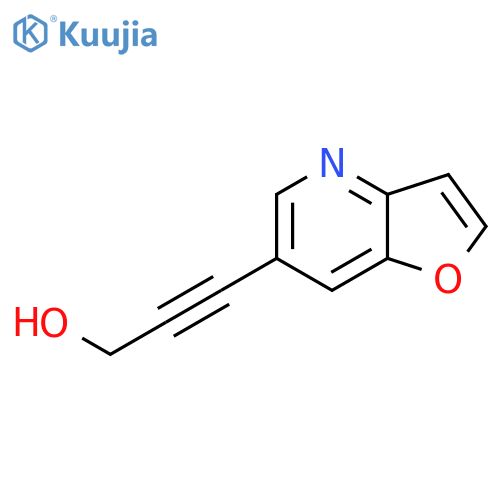 3-(Furo3,2-bpyridin-6-yl)prop-2-yn-1-ol structure