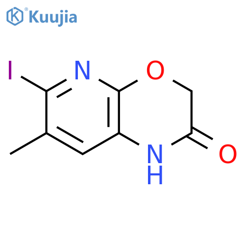 6-Iodo-7-methyl-1h-pyrido2,3-b1,4oxazin-2(3h)-one structure