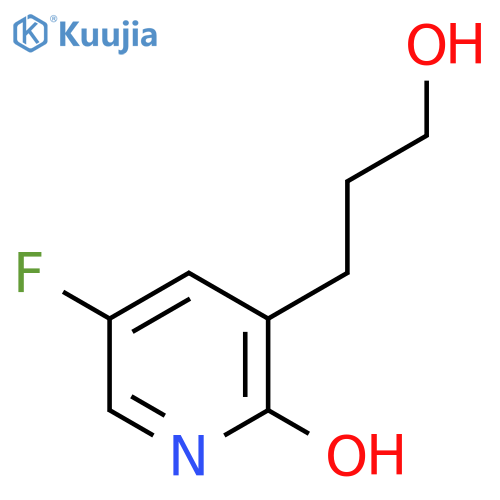 5-Fluoro-3-(3-hydroxypropyl)pyridin-2-ol structure