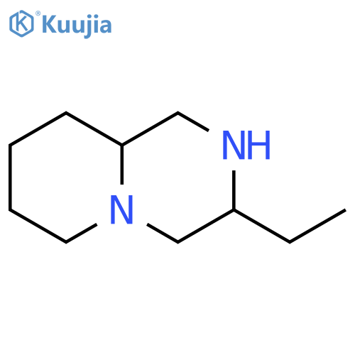 3-ethyl-octahydro-1H-pyrido[1,2-a]pyrazine structure