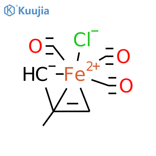 Iron, tricarbonylchloro[(1,2,3-η)-2-methyl-2-propenyl]- structure