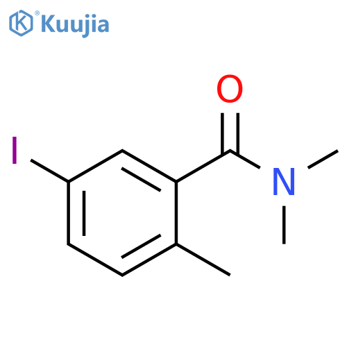 5-Iodo-2-methyl-N,N-dimethylbenzamide structure