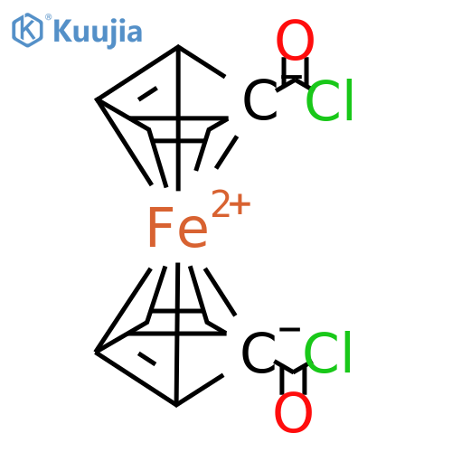 1,1'-Ferrocenedicarbonyl dichloride structure