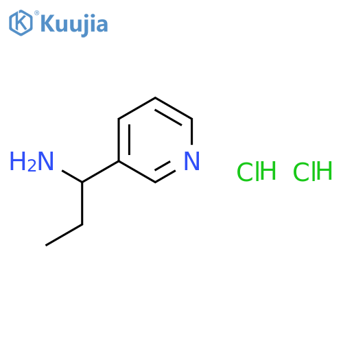 1-(3-Pyridyl)-1-propylamine Dihydrochloride structure