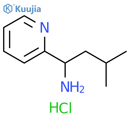 3-METHYL-1-(PYRIDIN-2-YL)BUTAN-1-AMINE DIHYDROCHLORIDE structure