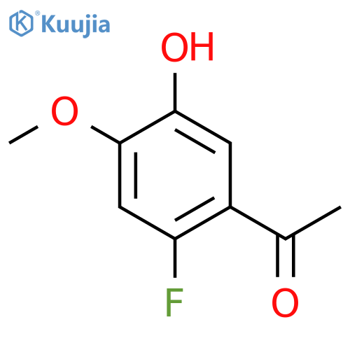 2'-Fluoro-5'-Hydroxy-4'-Methoxyacetophenone structure