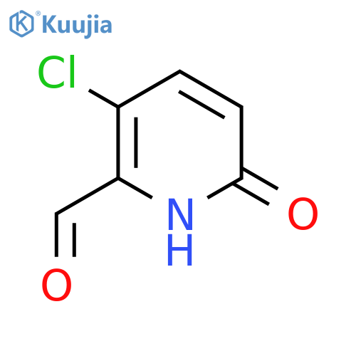 3-Chloro-6-hydroxypicolinaldehyde structure
