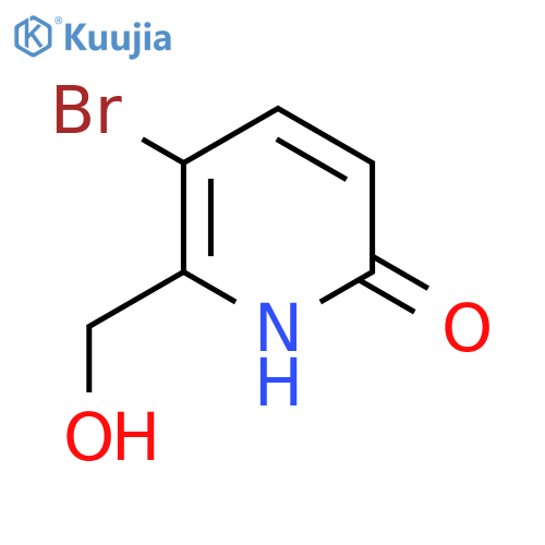 3-Bromo-6-hydroxypyridine-2-methanol structure