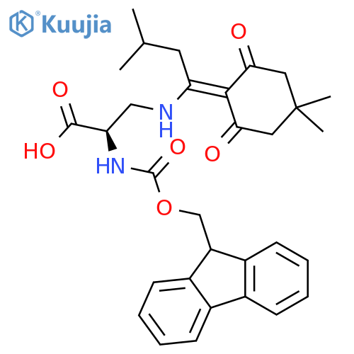 Fmoc-d-dap(ivdde)-oh structure