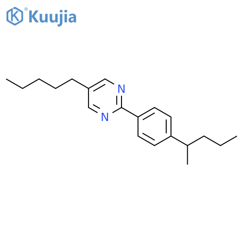 PYRIMIDINE, 2-[4-(1-METHYLBUTYL)PHENYL]-5-PENTYL- structure