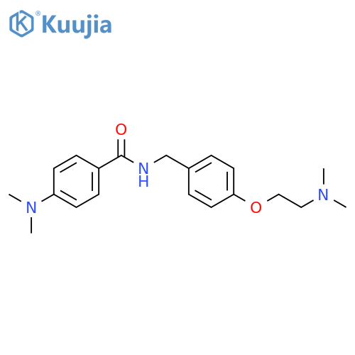 Benzamide,4-(dimethylamino)-N-[[4-[2-(dimethylamino)ethoxy]phenyl]methyl]- structure