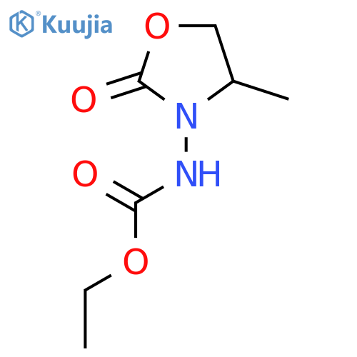 Carbamic acid, N-[(4S)-4-methyl-2-oxo-3-oxazolidinyl]-, ethyl ester structure